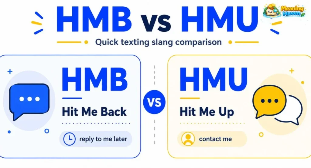 hmb vs hmu meaning comparison in text slang