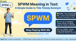 SPWM Meaning in Text