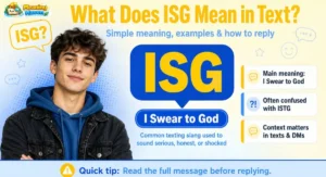 what does ISG mean in text