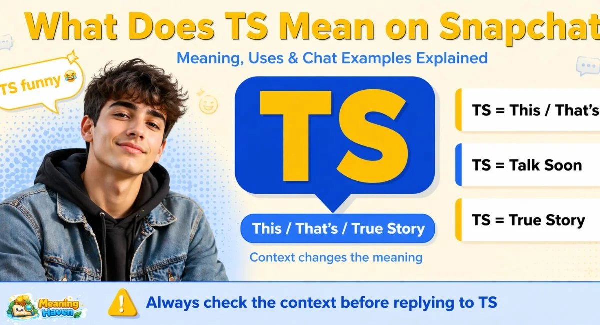 What Does TS Mean on Snapchat? Full Meaning, Uses & Examples
