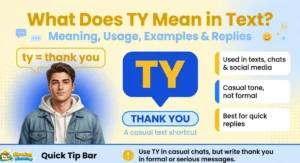 What does TY mean in text featured image showing TY meaning thank you in casual chat