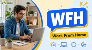 What does WFH mean featured image showing work from home concept