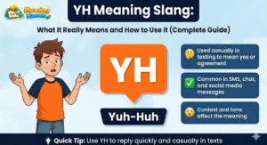 what does yh mean in text