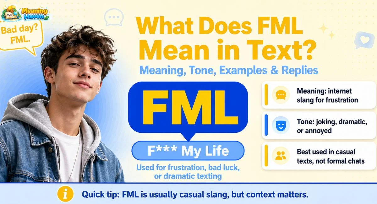 What Does FML Mean in Text? Meaning, Examples & How to Reply