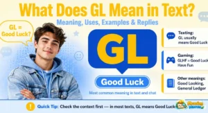 what does GL mean in text