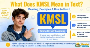 KMSL text message example showing what KMSL means in chat