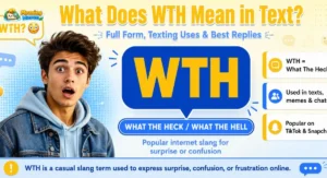 What does WTH mean in text messaging and social media slang
