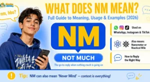 NM meaning text explained — what NM stands for in chat and texting"