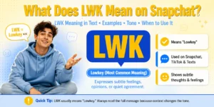 What does LWK mean on Snapchat? Lowkey meaning in text explained with examples