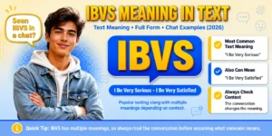 ibvs-meaning