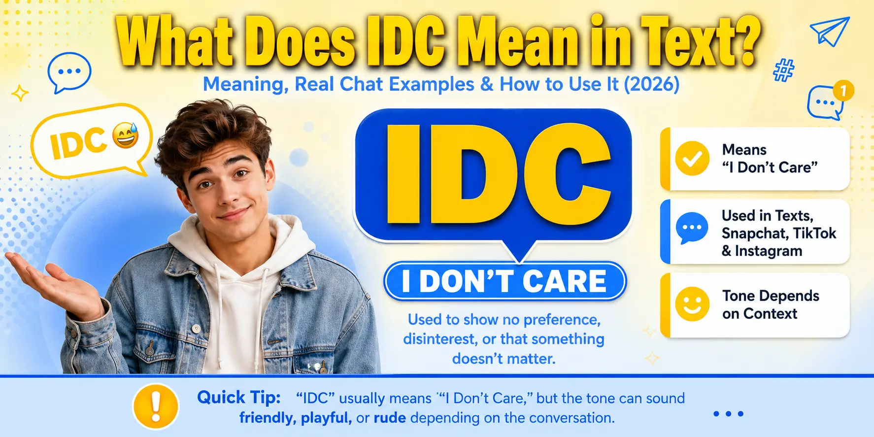 what-does-idc-mean-in-text