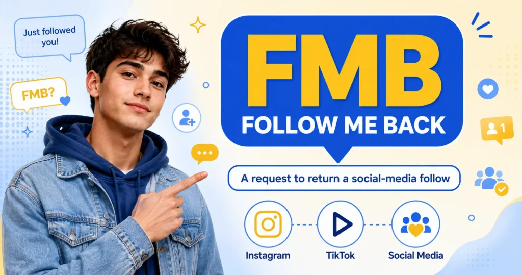 FMB meaning in text explained as Follow Me Back